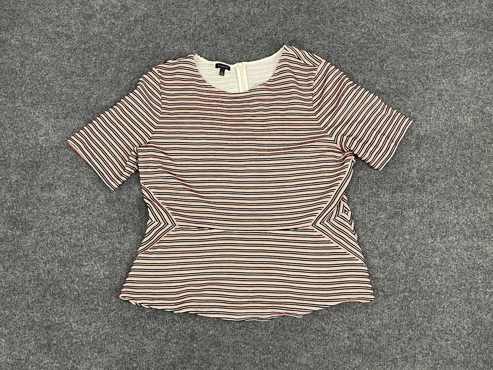 Talbots Sweater Womens XL Short Sleeve Knit Crop Top Shirt Pullover N148